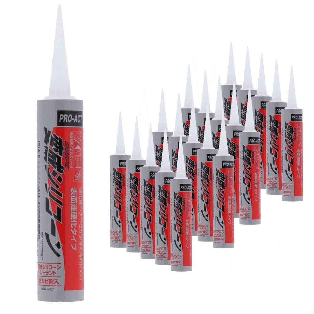 PROACT 変成シリコーン　３２０ｍｌ ブラック　×２０本セット ブラック 20本