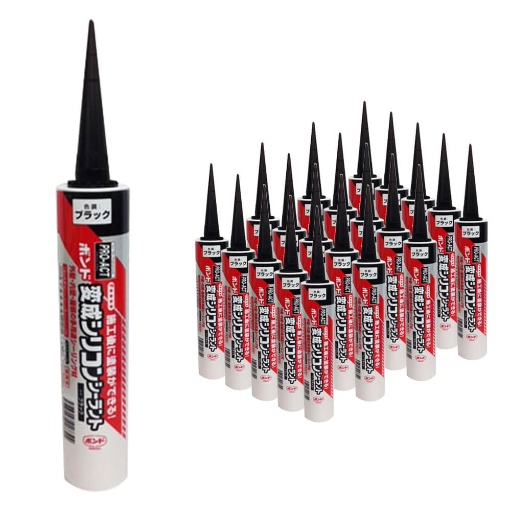 PROACT コニシ　変成シリコンシーラント　ブラック　３２０ｍｌ　×２０本セット ブラック 20本