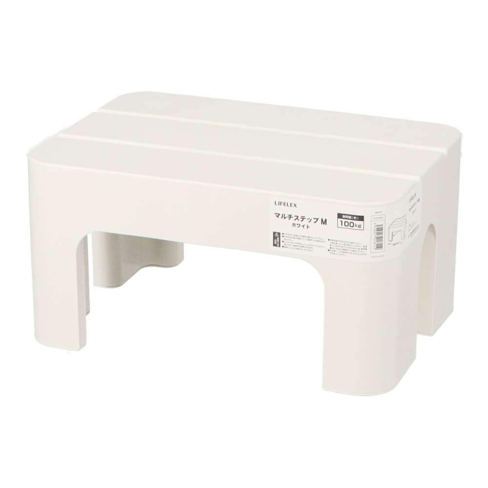 LIFELEX　マルチステップ　M　ホワイト　ＫＤＳ－Ｍ　ＷＨ ホワイト M