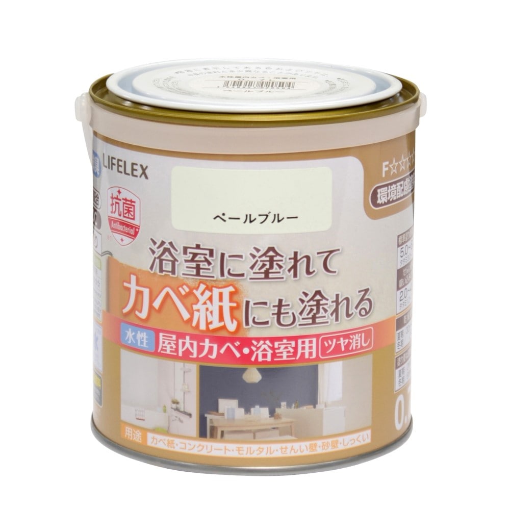 コーナン アサヒペン 屋内カベ 浴室用 ペンキ 3L - メルカリ