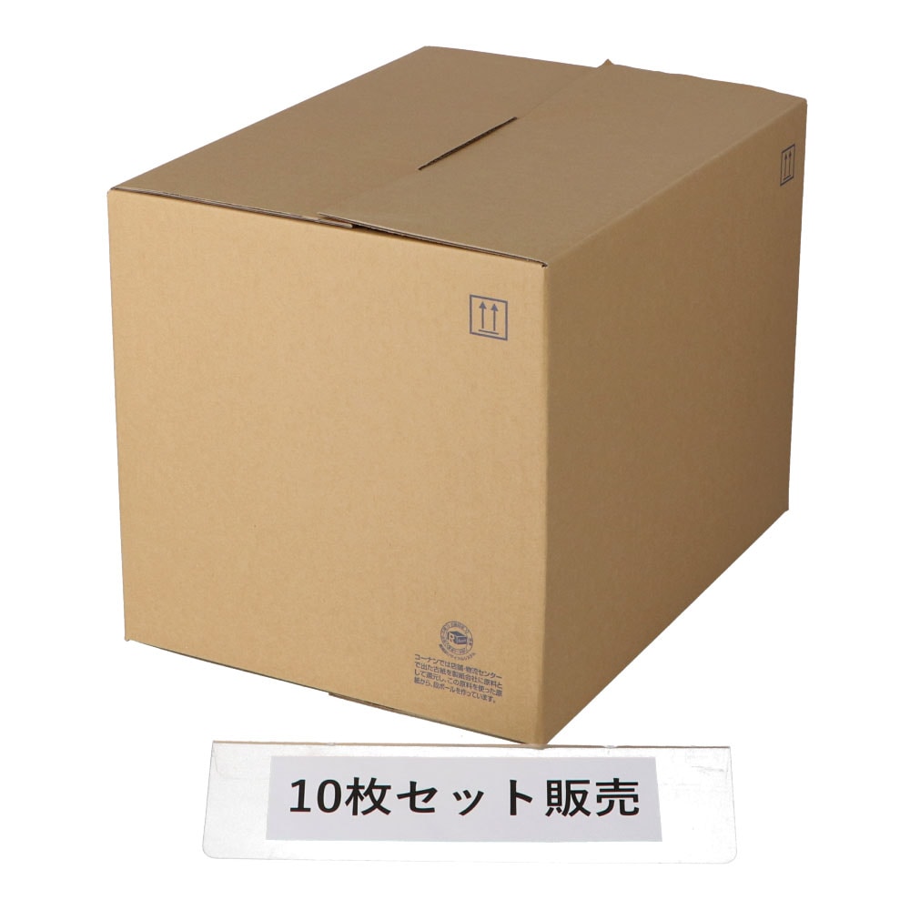 ダンボール　ふわっピタロック　ＫＮＦ‐８　段ボール　宅配サイズ：１４０　サイズ（約）：外寸　幅３７７×奥行５０６×高さ３８６ｍｍ　内寸　幅３６９×奥行４９８×高さ３７０ｍｍ　１枚　×１０枚セット