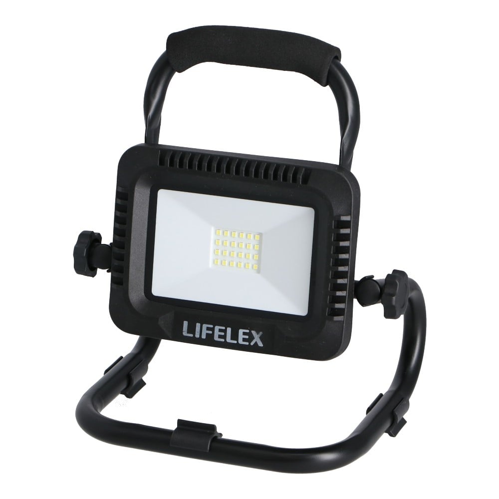 LIFELEX １０．８Ｖ充電式LED投光器　ＫＭＬＴ－１０８　全光束　強：約１０００ＬＭ　弱：約５００ＬＭ