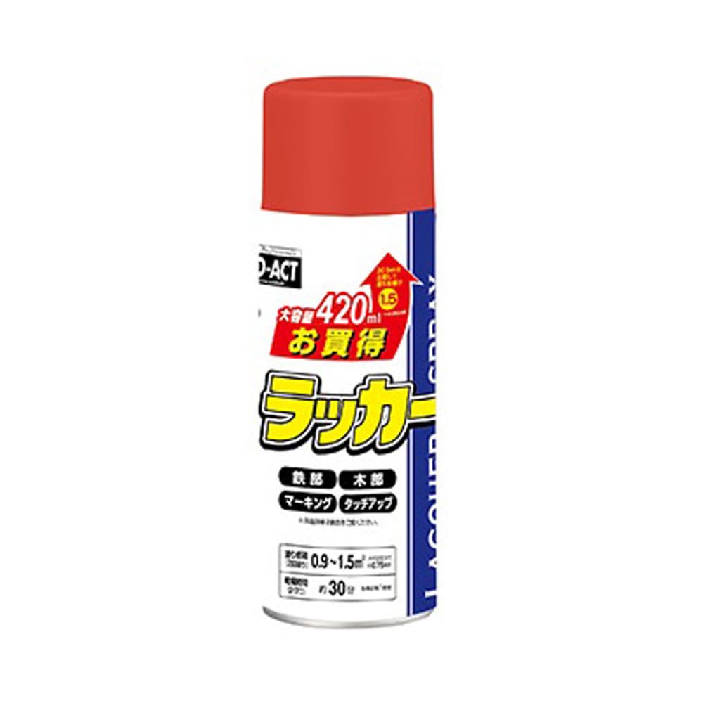 PROACT お買得ラッカースプレー　420ML　赤　×24本セット