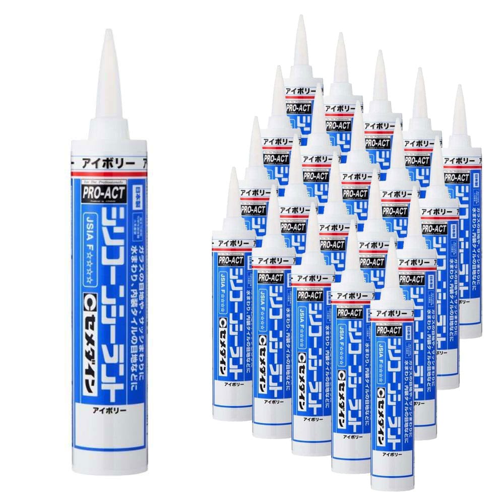 PROACT シリコーンシーラント　アイボリー　３００ｍｌ　×２０本 アイボリー　20本