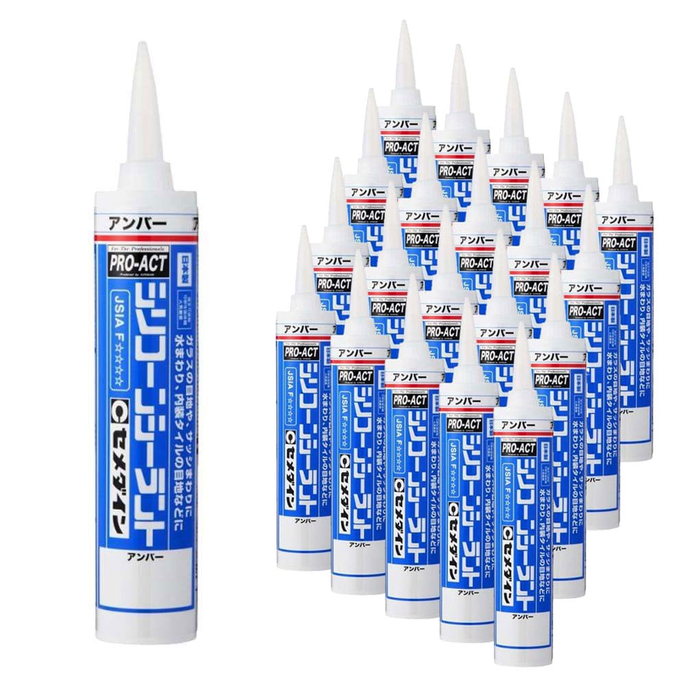 PROACT シリコーンシーラント　アンバー　３００ｍｌ　×２０本 アンバー　20本