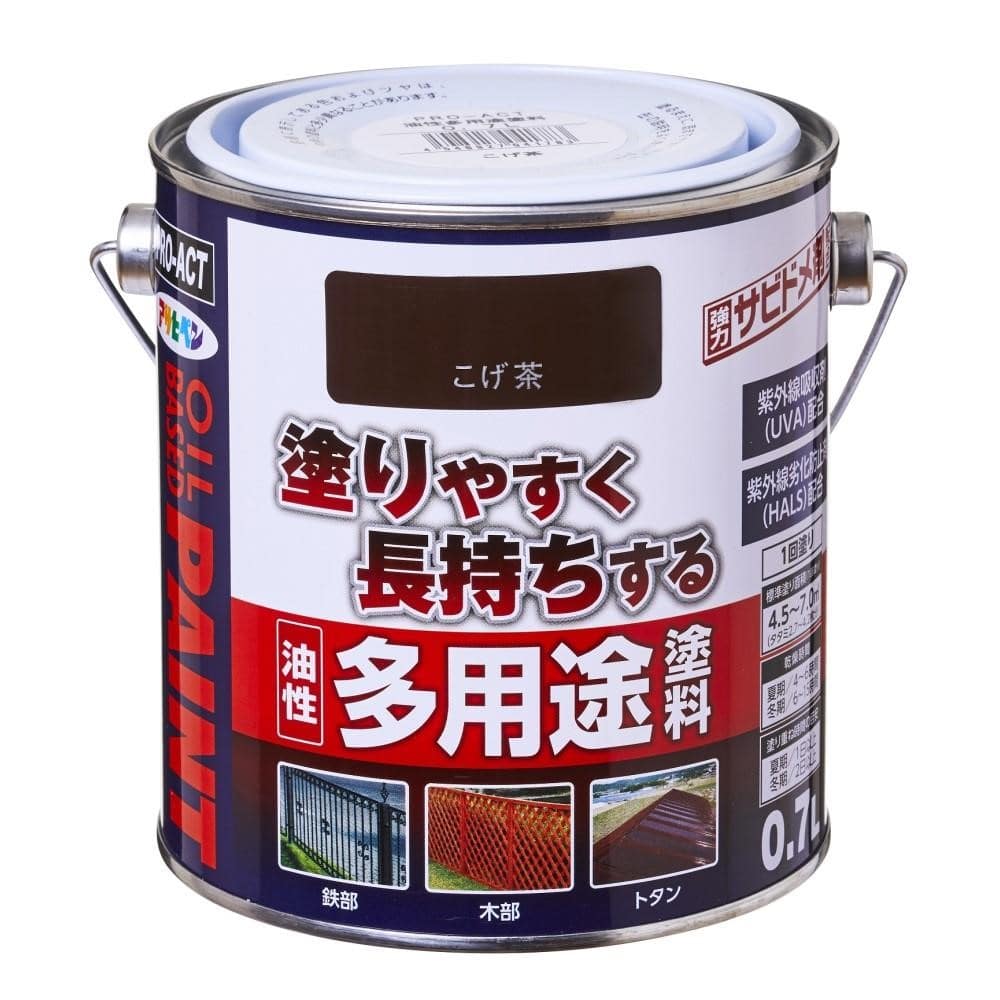 PROACT　油性多用途塗料　０．７Ｌ　こげ茶 こげ茶
