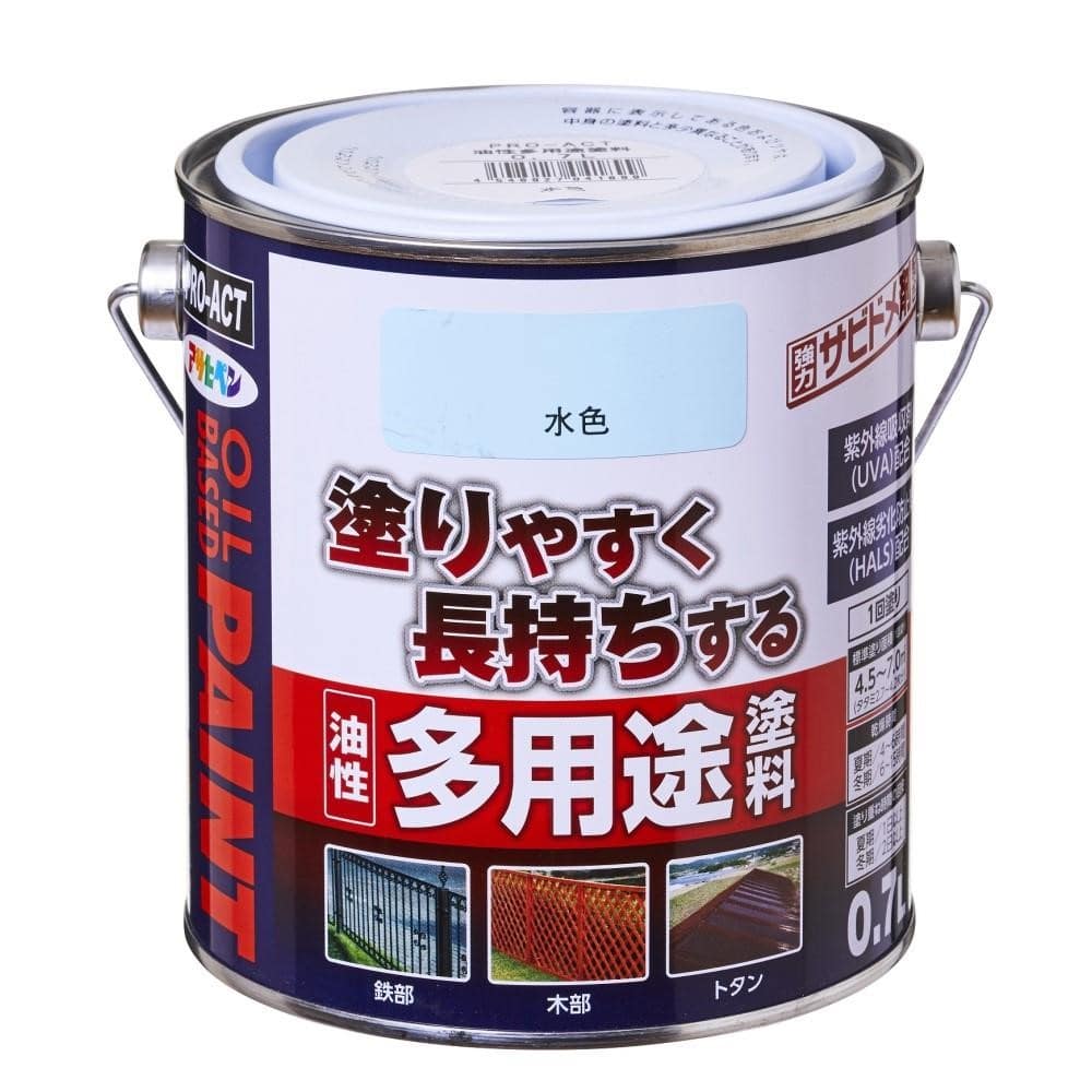 PROACT　油性多用途塗料　０．７Ｌ　水色 水色