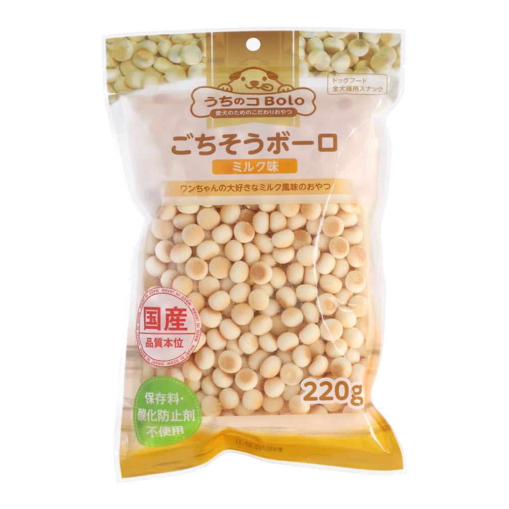 ごちそうボーロミルク味２２０ｇ　ＭＹ０１－０１