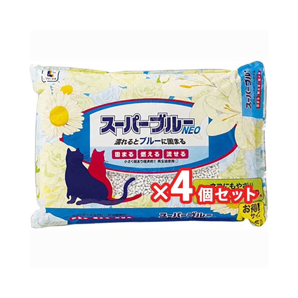 スーパーブルーネオ　１３．５Ｌ　×４個セット ４個セット