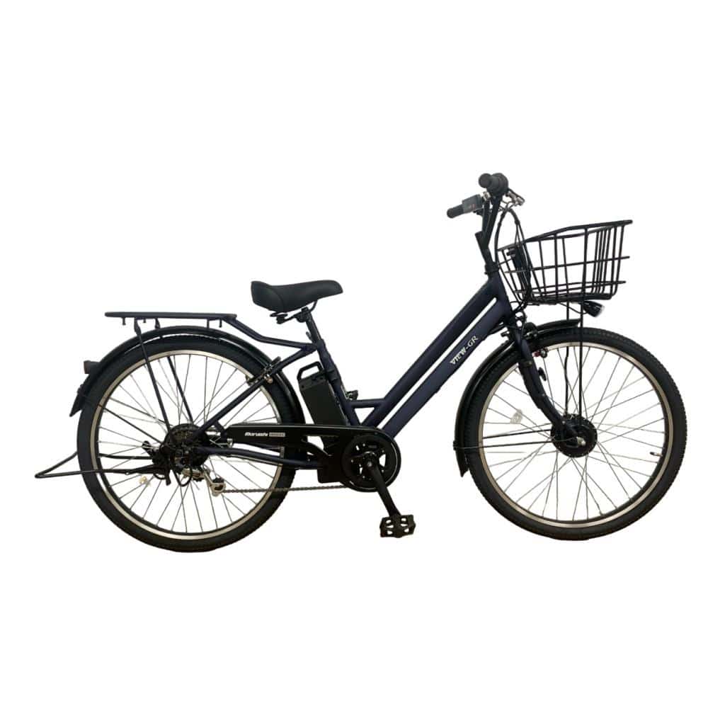 ２６型電動アシスト自転車　外装６段　マットネイビー　ＡＳＦＡＴ２６６ＫＤＺ－ＫＮ