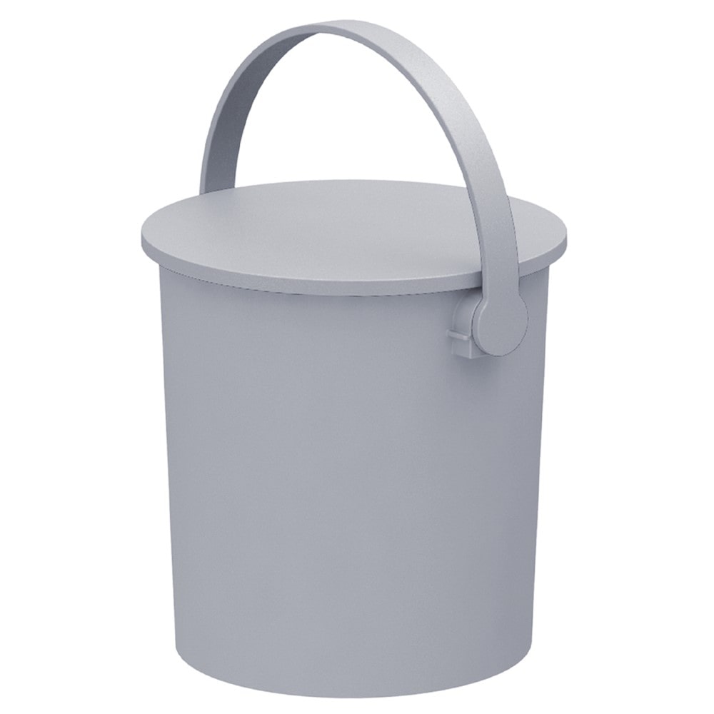 LIFELEX　座れる収納バスケット　１０Ｌ　ライトグレー １０Ｌライトグレー