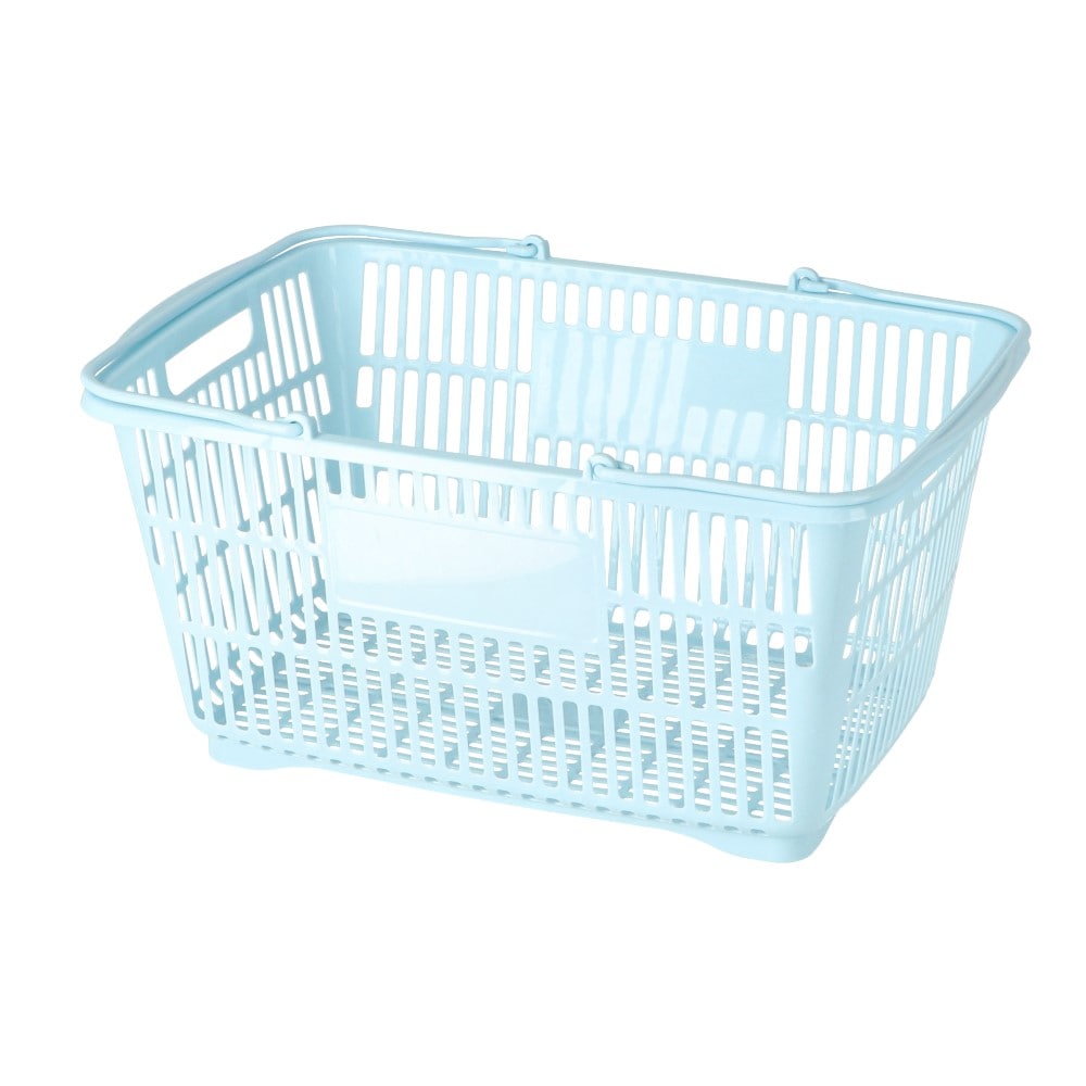 LIFELEX　買い物バスケット　ブルー ブルー 単品