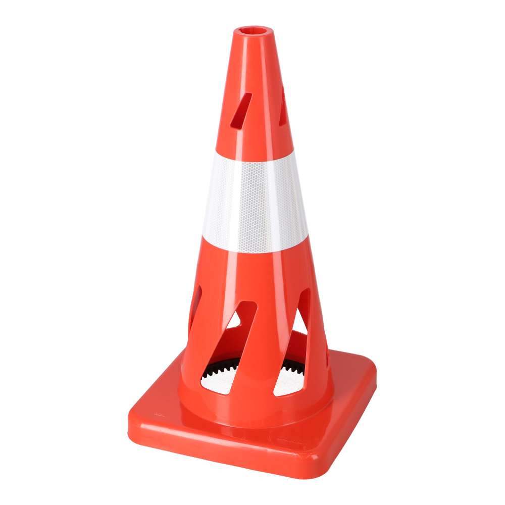 LIFELEX　中が見える重量コーン　赤／白