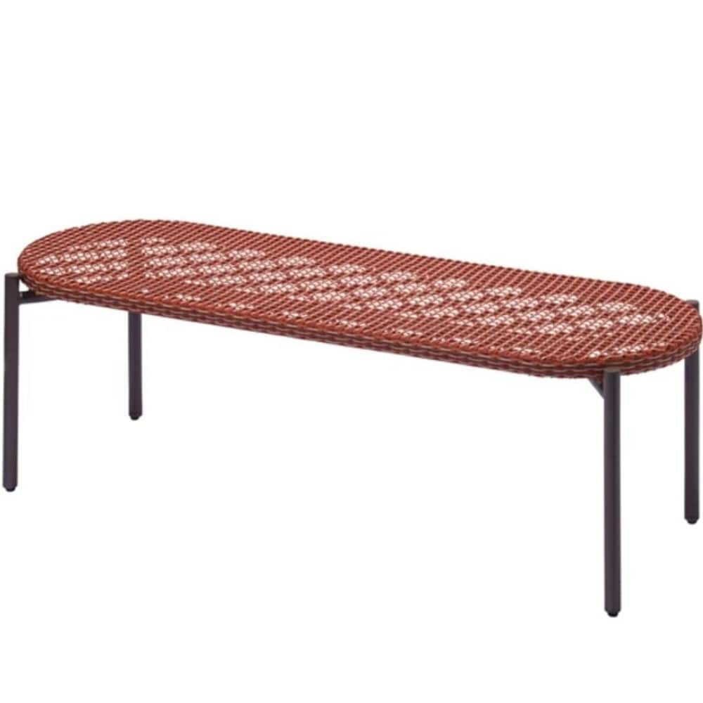 杉田エース　ＷＡ－ベンチ／テーブル　ロング　レッド　660180　（組立品） レッド