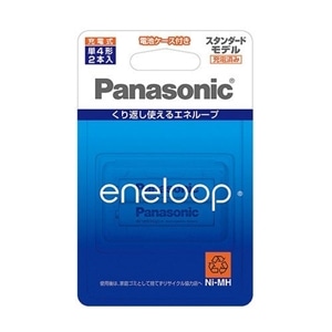 パナソニック（Pａｎａｓｏｎｉｃ）　エネループ４×２（Ｐ）ＢＫ‐４ＭＣＣ／２Ｃ