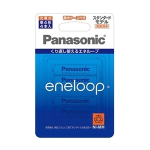 パナソニック（Pａｎａｓｏｎｉｃ）　エネループ４×４（Ｐ）ＢＫ‐４ＭＣＣ／４Ｃ