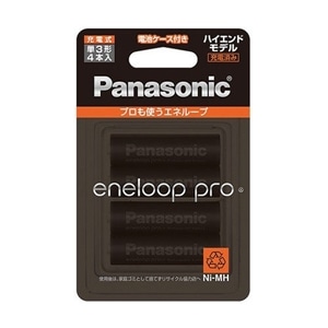 パナソニック（Pａｎａｓｏｎｉｃ）　エネループプロ３×４（Ｐ）ＢＫ‐３ＨＣＤ／４Ｃ