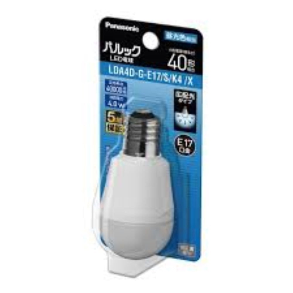 パナソニック（Panasonic）　ＬＥＤ電球Ｅ１７型　ＬＤＡ４ＤＧＥ１７ＳＫ４Ｘ
