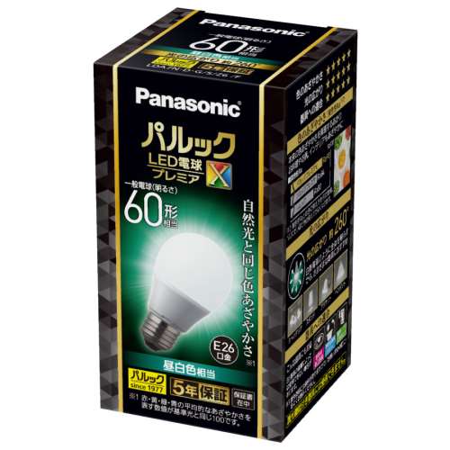 パナソニック　ＬＥＤ電球全方向６０Ｗ形Ｅ２６プレミアＸ　ＬＤＡ７ＮＤＧＳＺ６Ｆ LDA7NDGSZ6F