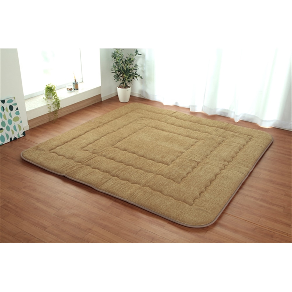 イケヒコ・コーポレーション(IKEHIKO) こたつ布団 長方形小 撥水ラグ ふっくらタイプ グレー 約130×190cm 「撥水モデルノ F敷」( グレー): インテリア・家具・収納用品|ホームセンターコーナンの通販サイト