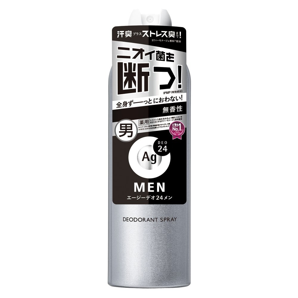 Ａｇデオ２４メン　メンズデオドラントスプレー　無香性　ＬＬ　１８０ｇ 無香性