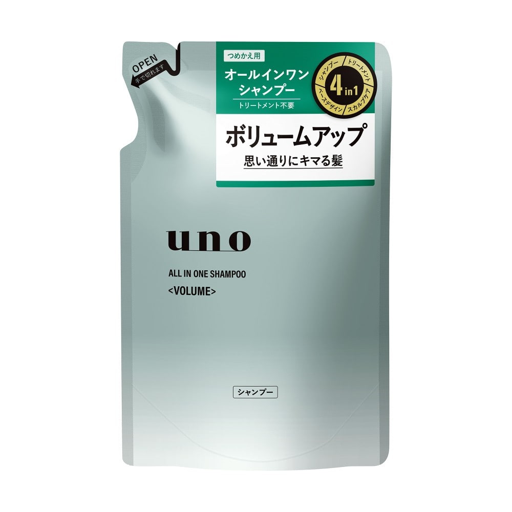 ウーノ　オールインワンシャンプー　ボリューム　詰替　４００ｍｌ つめかえ