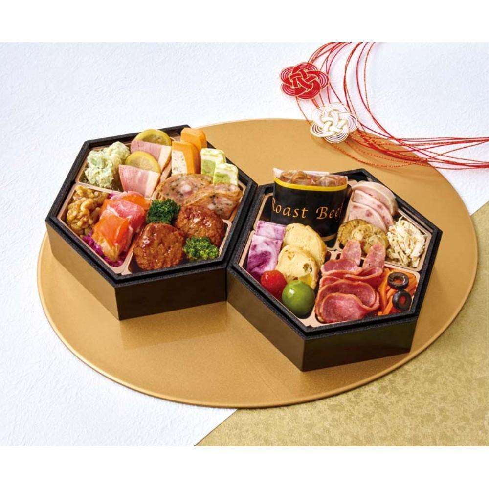 「ホテルニューオータニ」和洋中三段重 T41-11B 和洋中三段重