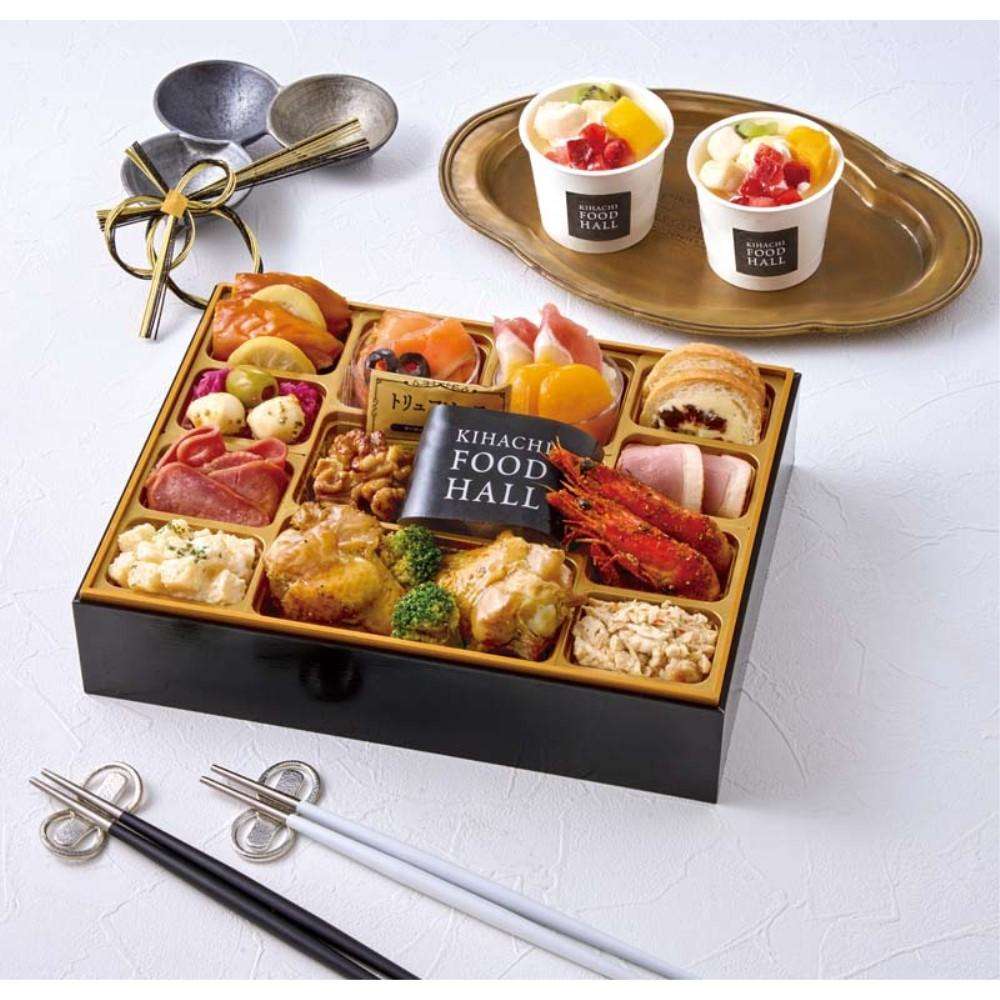 東京青山「ＫＩＨＡＣＨＩ」監修　ＫＩＨＡＣＨＩ　ＦＯＯＤ　ＨＡＬＬオードブル＆パフェアイス　Ｗ４１－２Ｂ オードブル＆パフェアイス