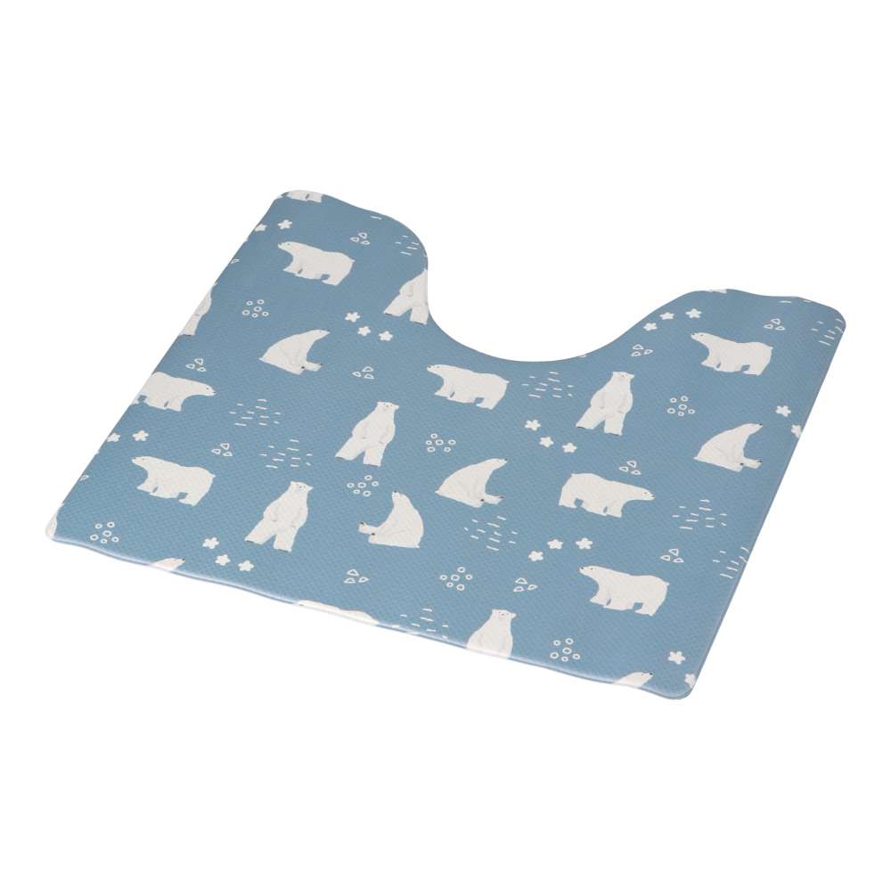 LIFELEX　拭けるＰＶＣトイレマット　ＳＬ２１－１４３４　シロクマ シロクマ