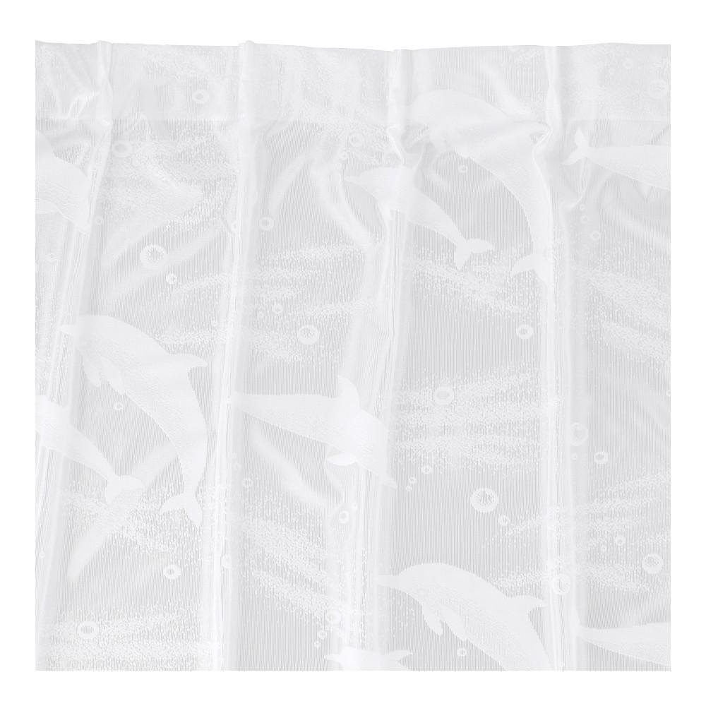 LIFELEX　レースカーテン　イルカマリン　１００×１７６ＷＨ １００×１７６ＷＨ