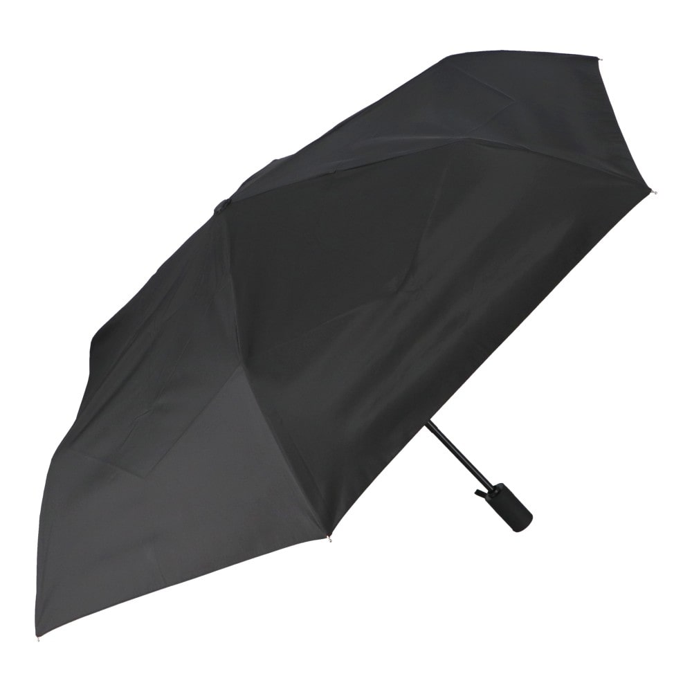 LIFELEX　自動開閉・形状記憶機能付晴雨兼用折りたたみ傘　５５ｃｍ　ブラック ブラック