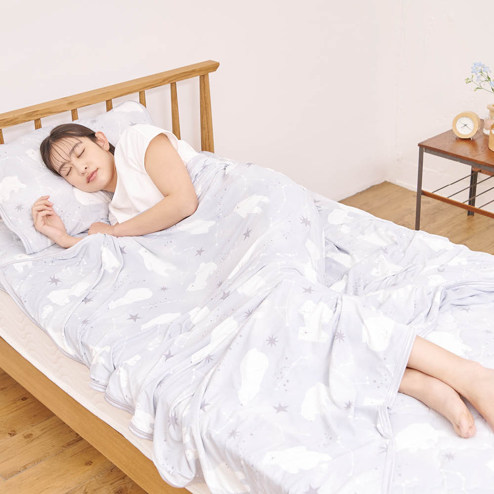 LIFELEX モッチやわ強冷感敷パッド S クマGY3 クマGY3