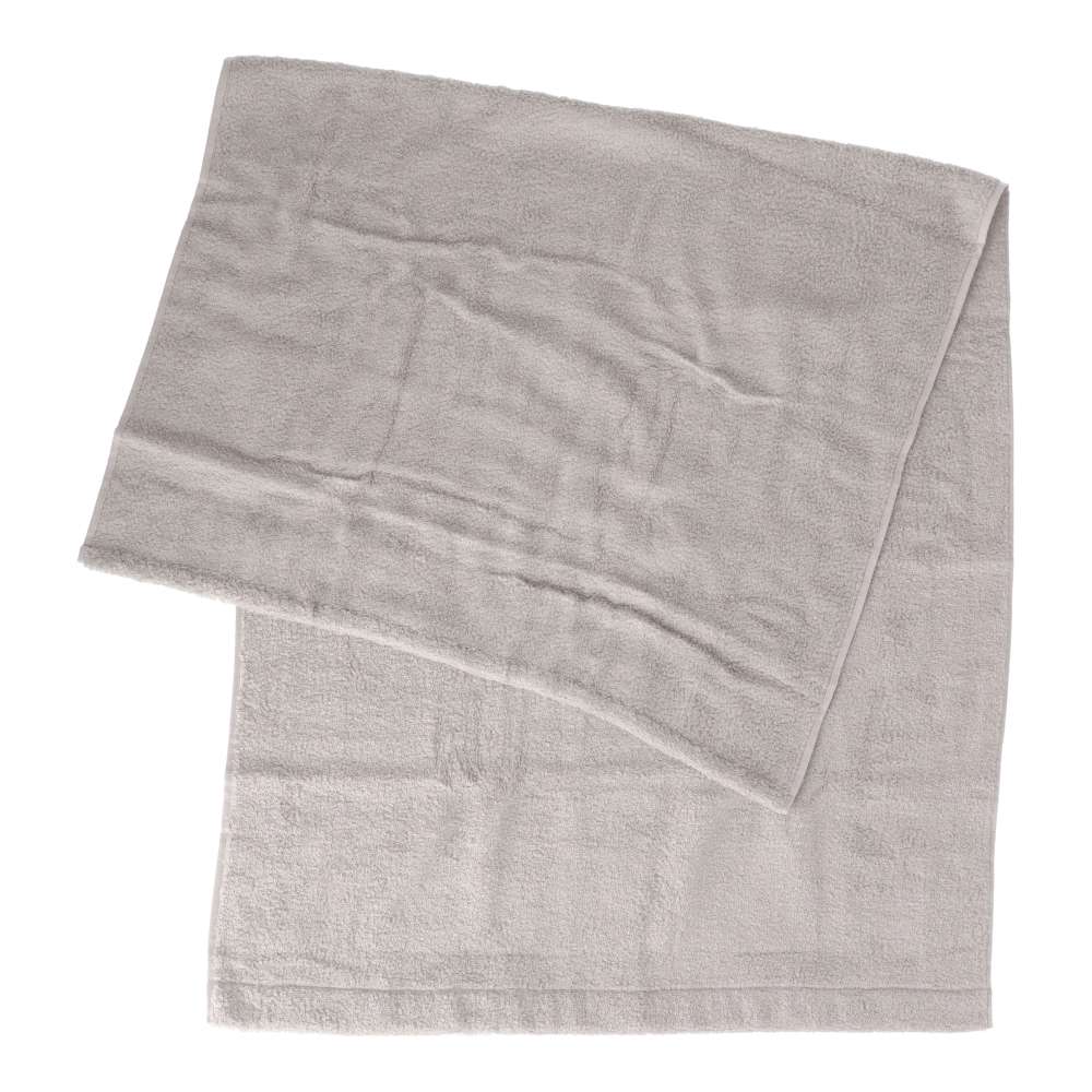 LIFELEX　肌ざわりなめらかバスタオル　グレー約６０×１２０ｃｍ グレー