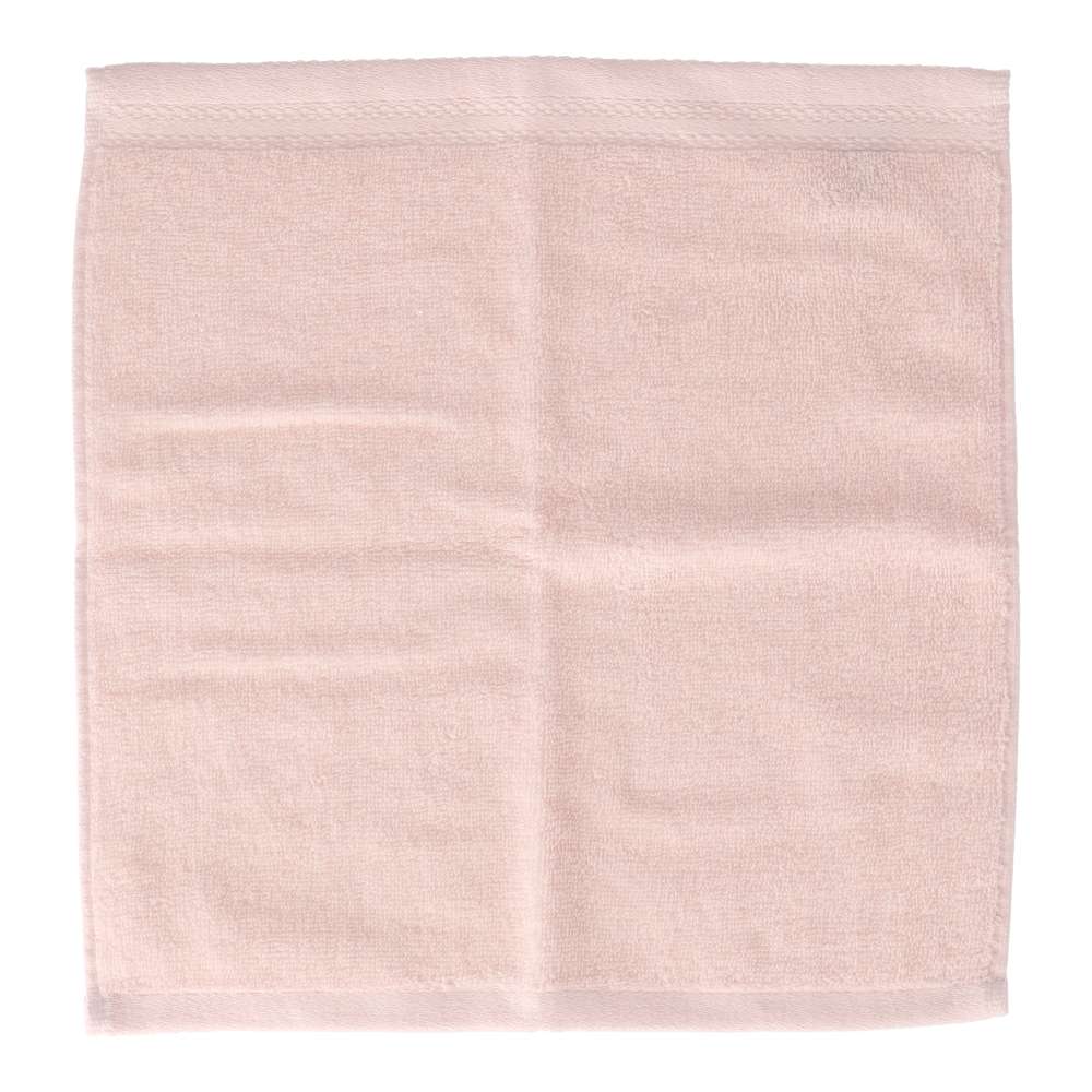 LIFELEX　たっぷり吸水するもちもち仕立て抗菌防臭ハンドタオル　ピンク約３４×３５ｃｍ