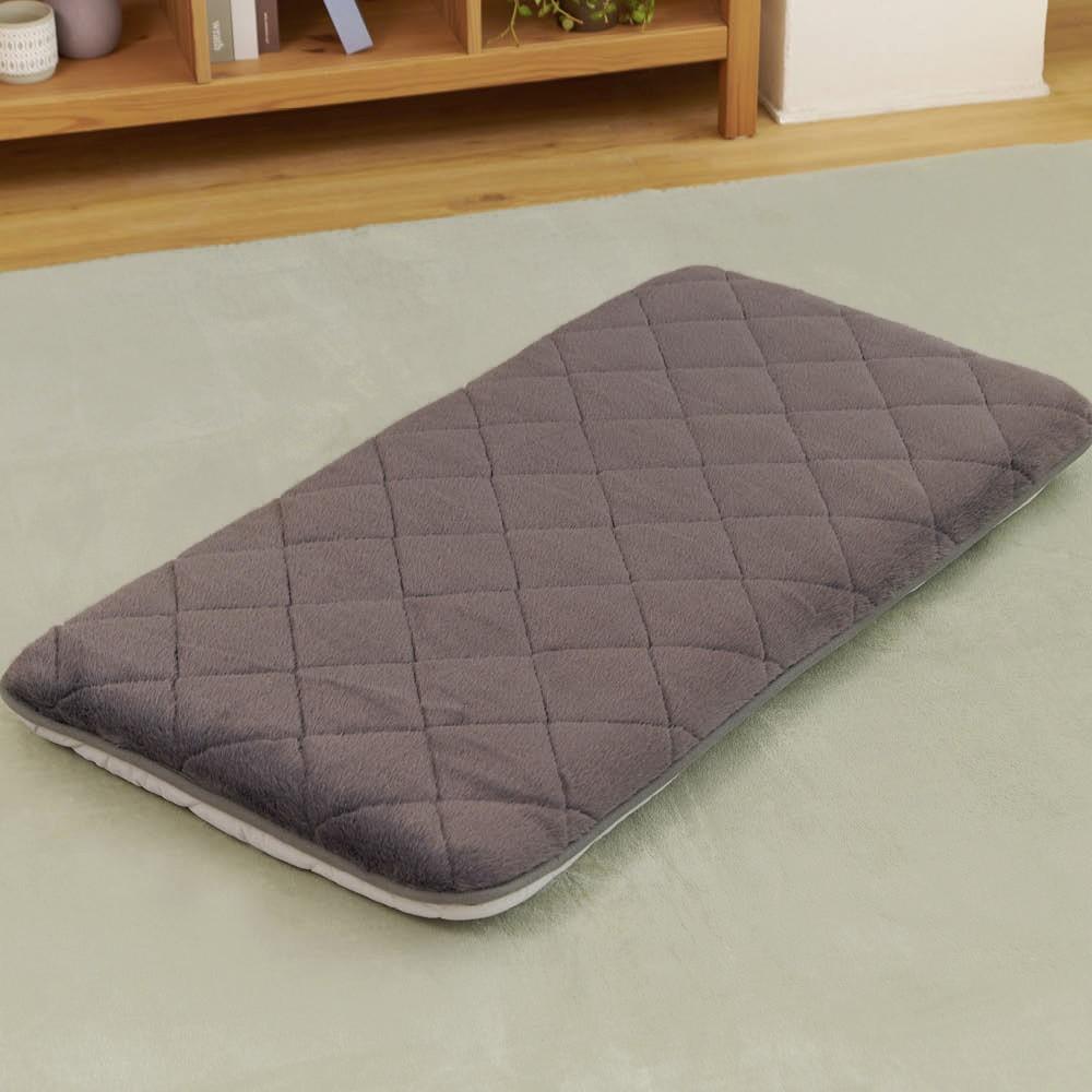 LIFELEX　ほぼネコ３層Ｌクッション　ブリティッシュ　６０×１１０　チャコールグレー ブリティッシュ