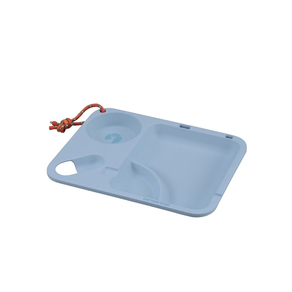 TAKE-FIBER ランチプレートスクエア26cm(ブルー) UP-2673 ブルー