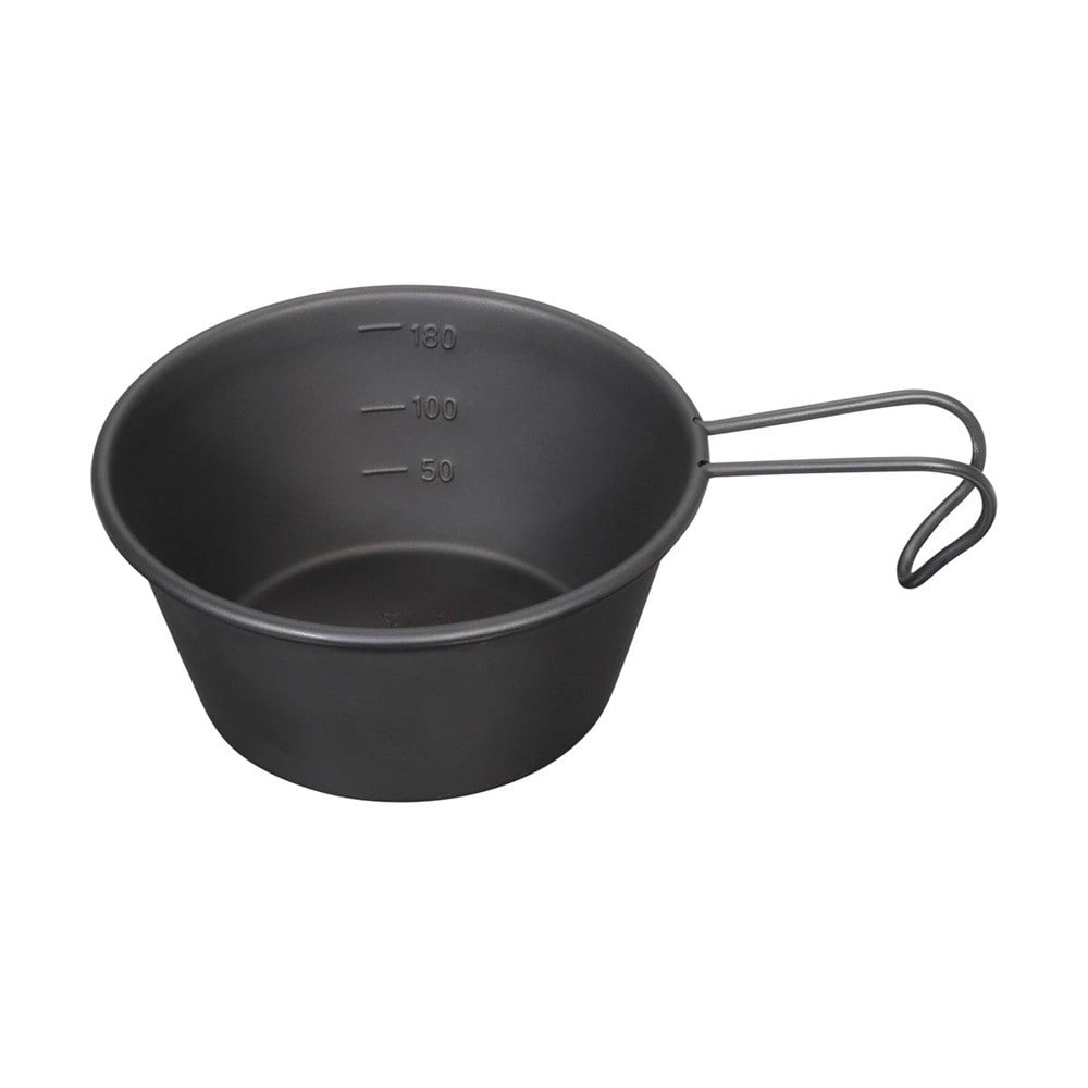 ステンレス カラーシェラカップ210ml(オキツモブラック) UH-0068 210ml