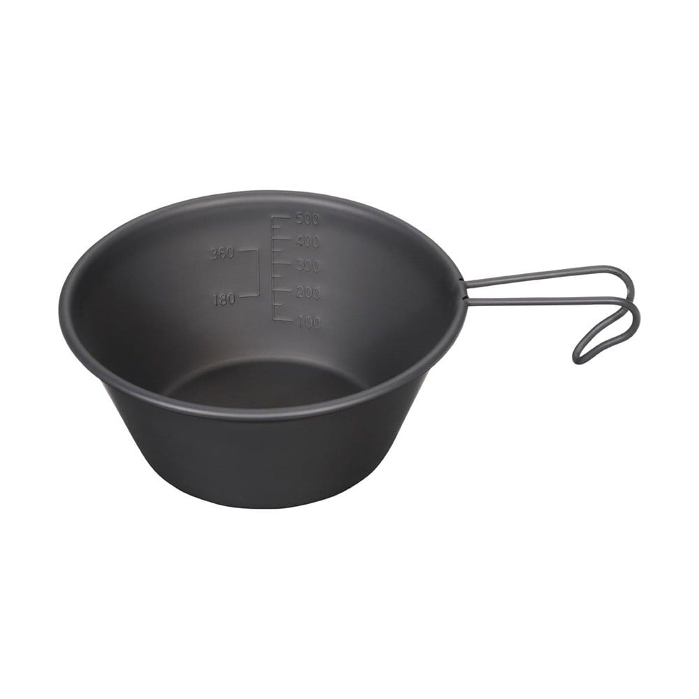 ステンレス カラーシェラカップ630ml(オキツモブラック) UH-0070 630ml