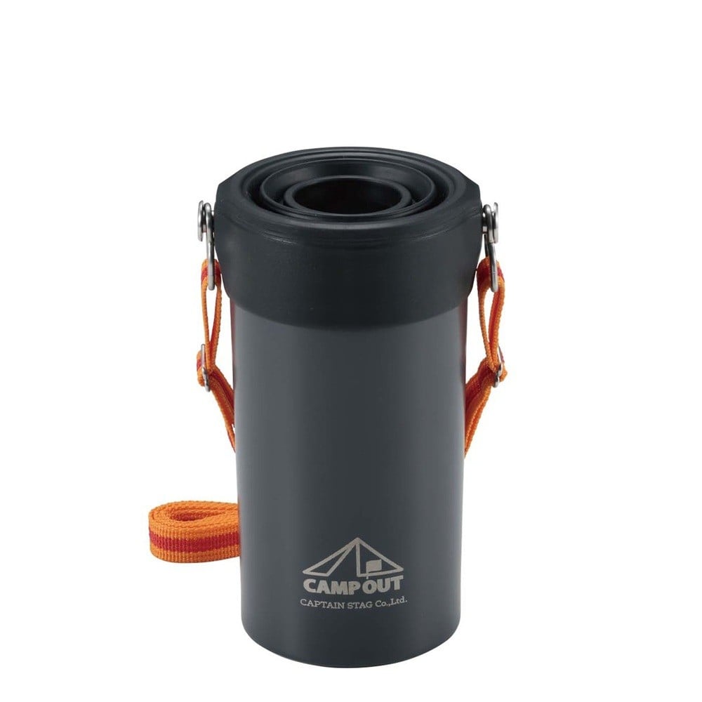 キャンプアウト ペットボトルホルダー(ダークグレー) UE-3575 ダークグレー