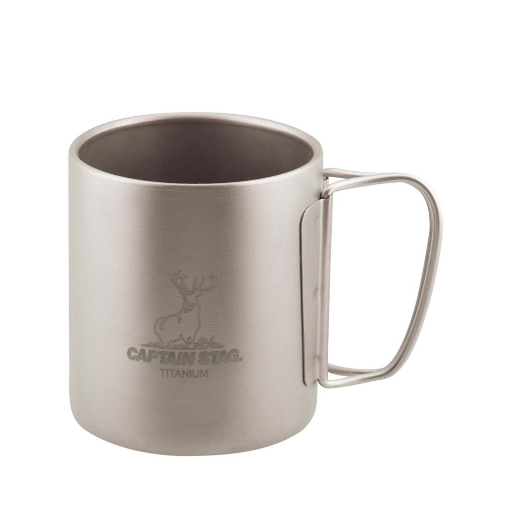 チタン製 ダブルマグカップ300 UH-4505 ダブルマグカップ300