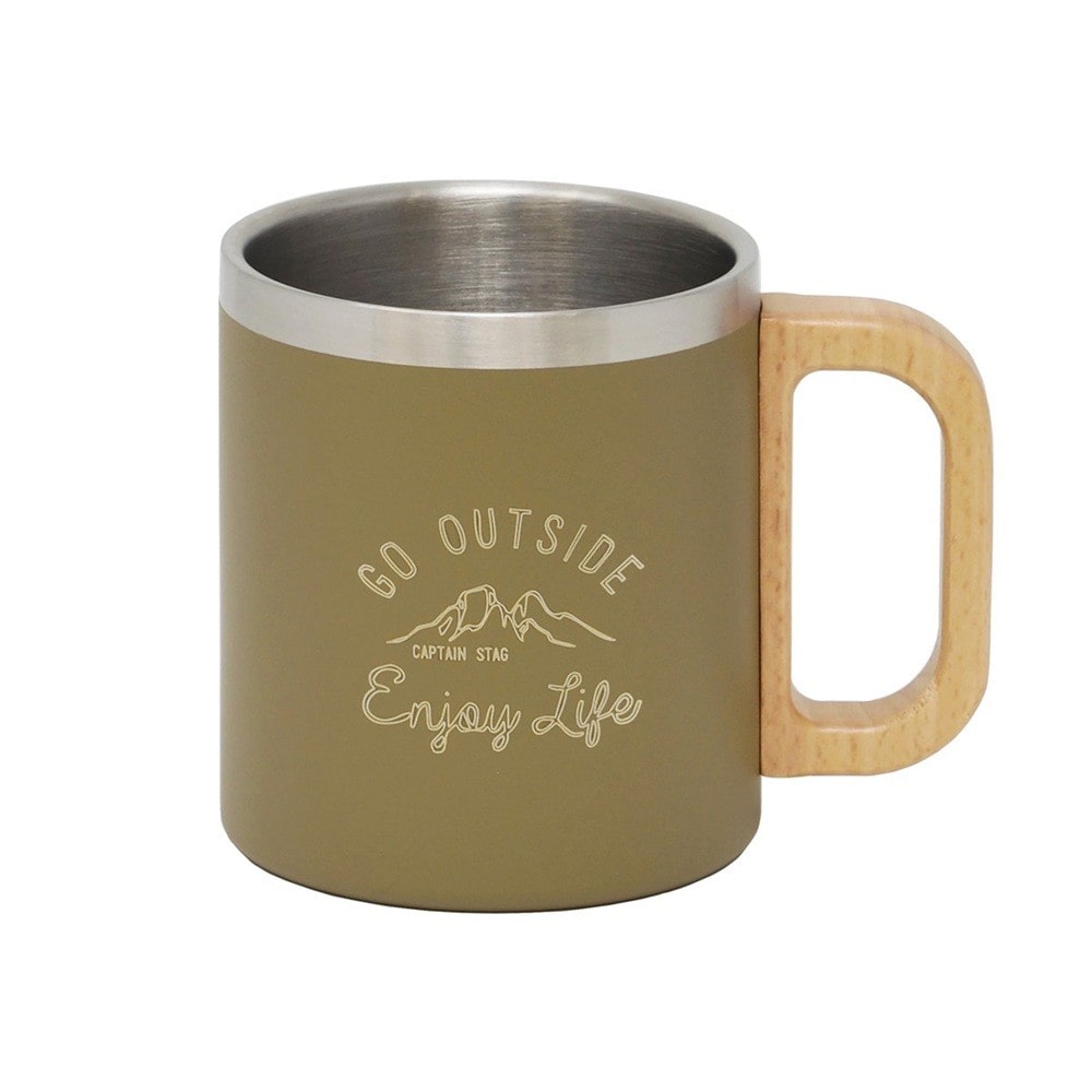 モンテ ダブルステンマグカップ350(カーキ) UH-2024 350カーキ