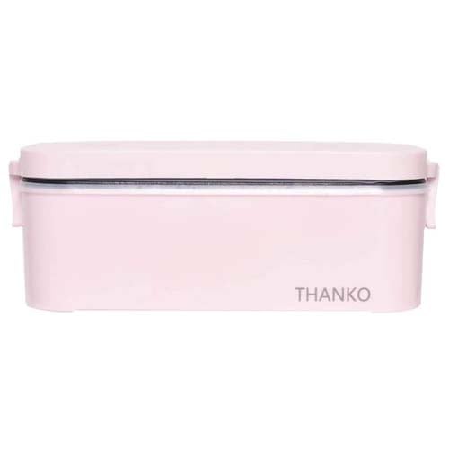 【アウトレット】THANKO（サンコー） 炊飯器 小型 一人用 おひとりさま用超高速弁当箱炊飯器 さくら色 さくら色