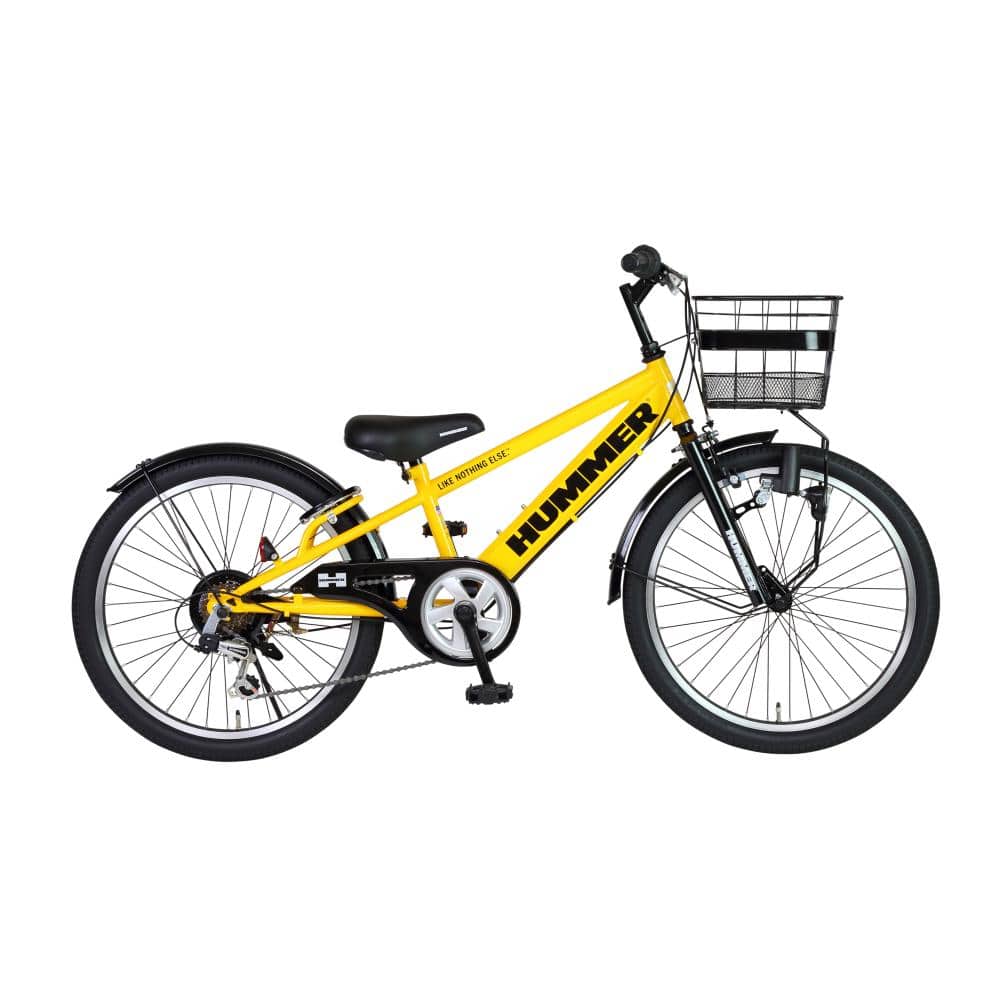 ２２インチ　Jr.CTB226　子供用自転車　外装6段 手動点灯式　イエロー イエロー