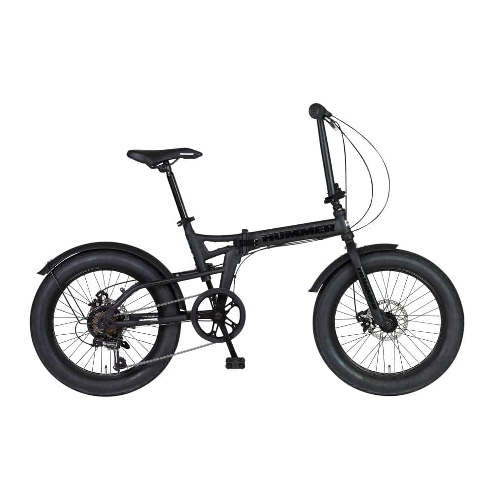 ２０インチ　FDB206FAT-DISC　フォールディングファットバイク　外装6段　ジェットブラック