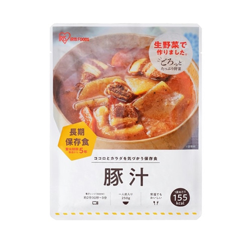 アイリスフーズ 災対食パウチ豚汁 ２５０ｇ 豚汁 ２５０ｇ