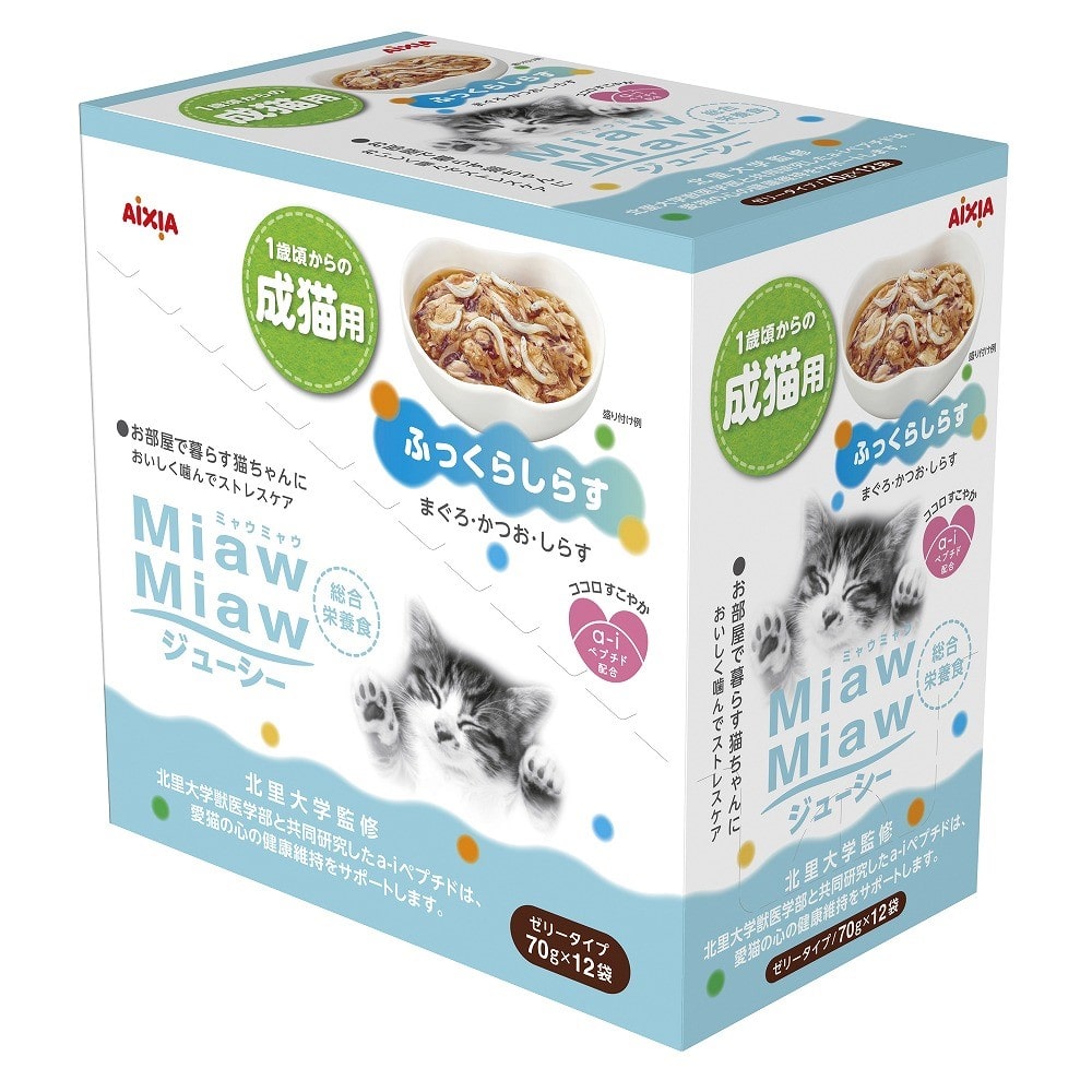 アイシア　ミャウミャウパウチ ふっくらしらす１２Ｐ