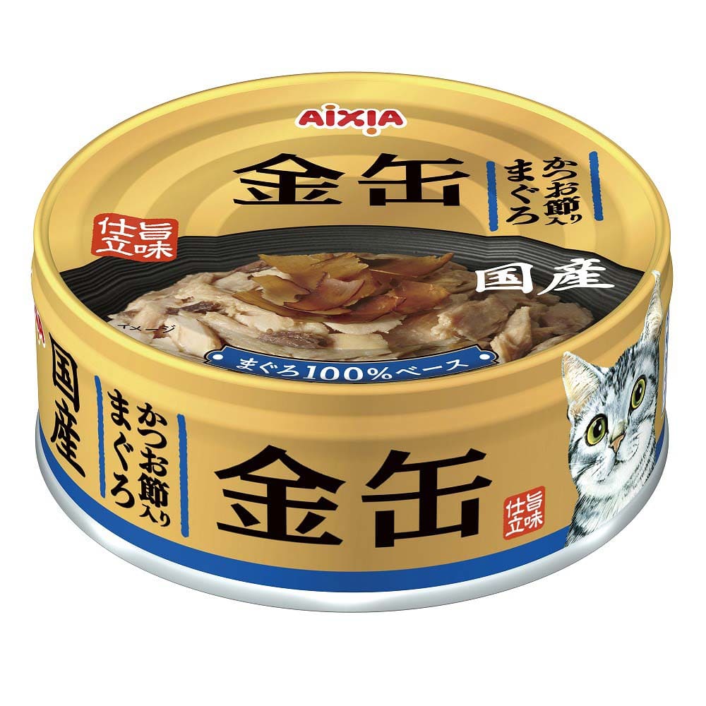 アイシア　金缶かつお節入りまぐろ ７０ｇ