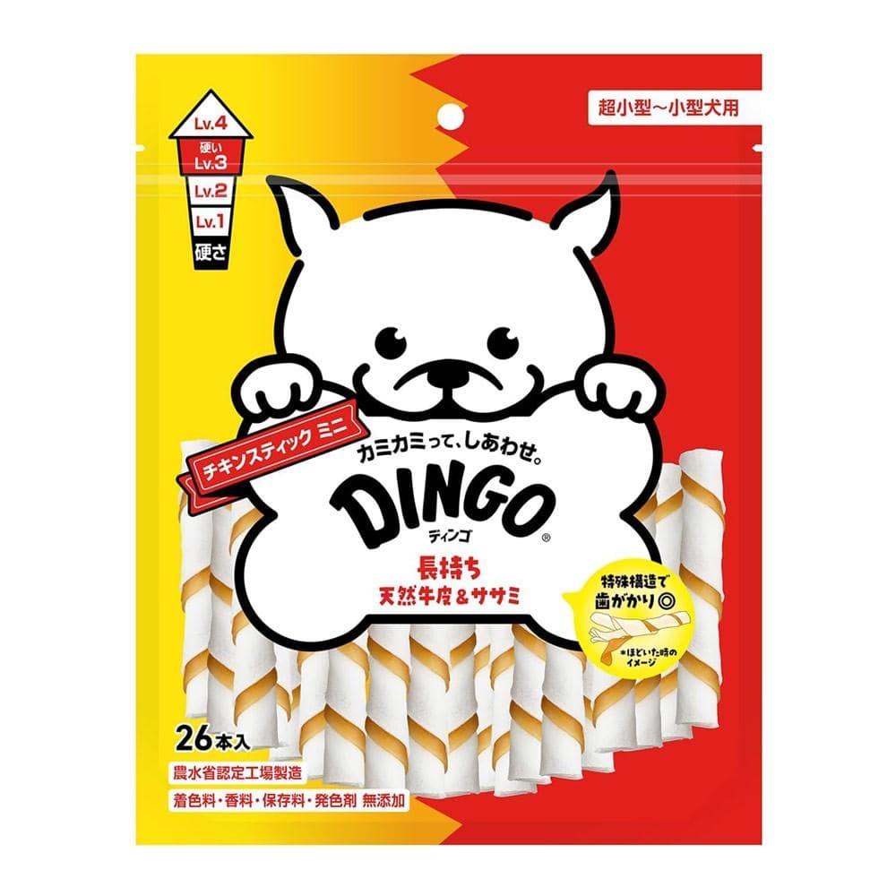 スペクトラムブランズジャパン　ＤＩＮＧＯ　ミート・イン・ザ・ミドル　チキンスティック　ミニ　２６本