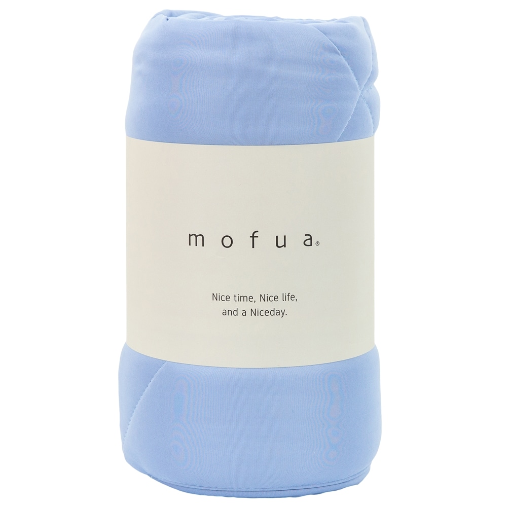 mofua 雲につつまれるような やわらかケット シングル ブルー 31200144-S-BL