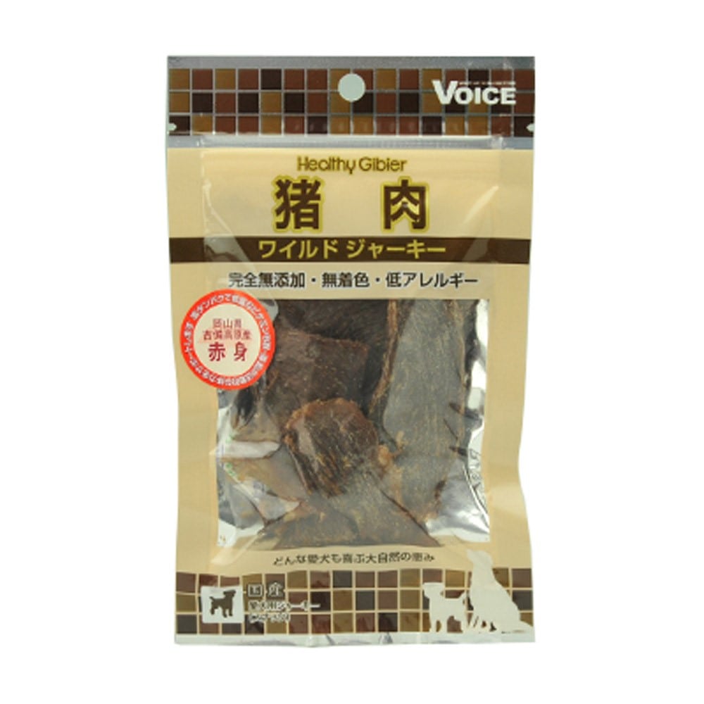 ＶＯＩＣＥ　猪肉ワイルドジャーキー　赤身　２０ｇ 赤身